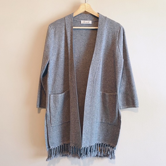 Chicwish Jackets & Blazers - sale | chicwish | fringe coatigan